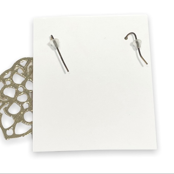 Gold Plated Sterling Silver Large Bohemia Earrings - Picture 3 of 3